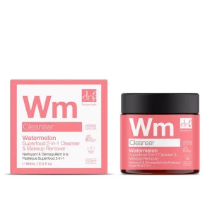 Dr. Botanicals Watermelon Superfood 2-In-1 Cleanser & Makeup Remover New