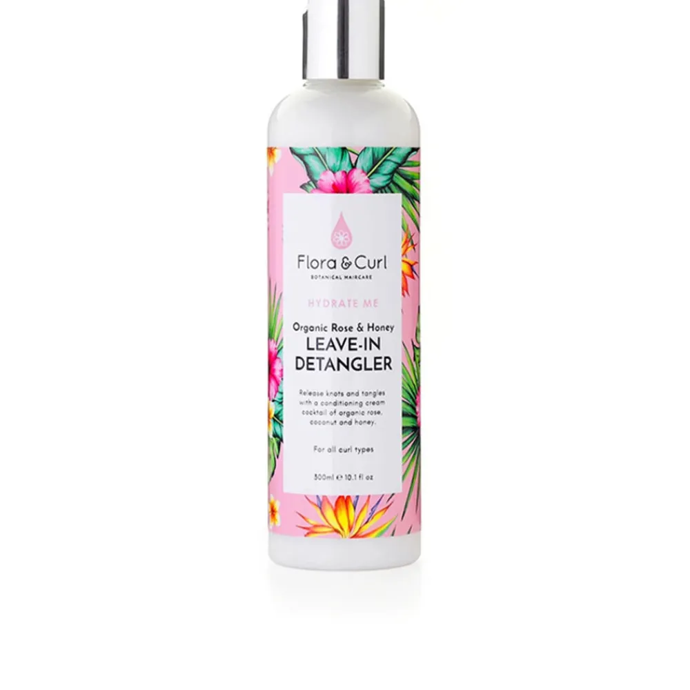flora_and_curl_hydrate_me_0.webp Flora And Curl Hydrate Me Organics Rose & Honey Leave In Detangler Outlet