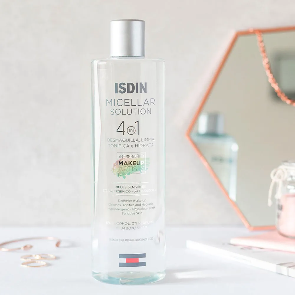 isdin_micellar_solution_a_2.webp Isdin Micellar Solution Agua Micelar Limpieza Facial Discount