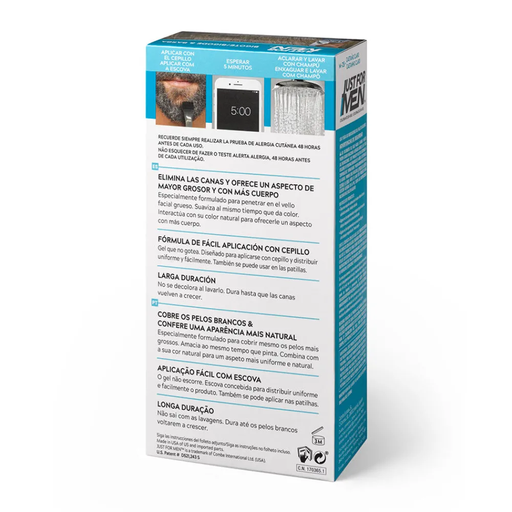 just_for_men_colorante_en_1.webp Just For Men Colorante En Gel Bigote, Barba Y Patillas Flash Sale