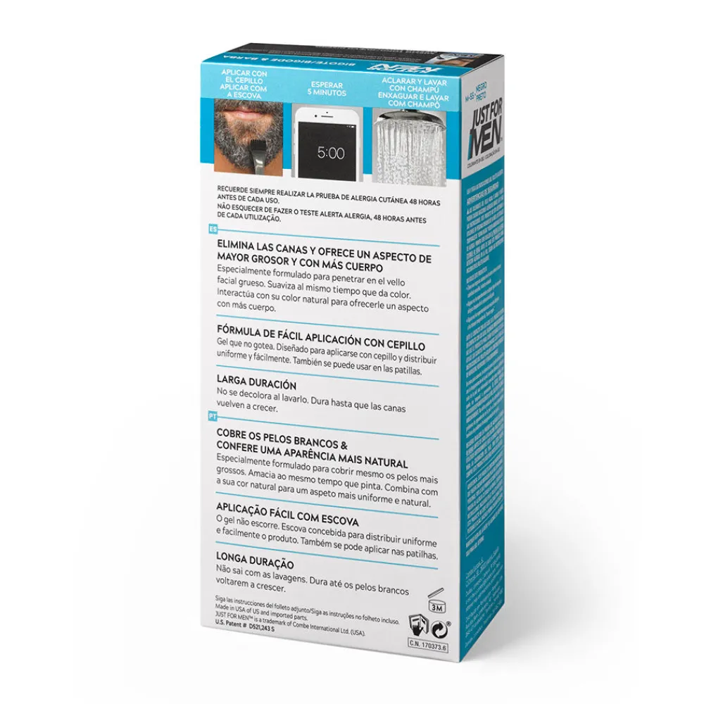 just_for_men_colorante_en_10.webp Just For Men Colorante En Gel Bigote, Barba Y Patillas Flash Sale
