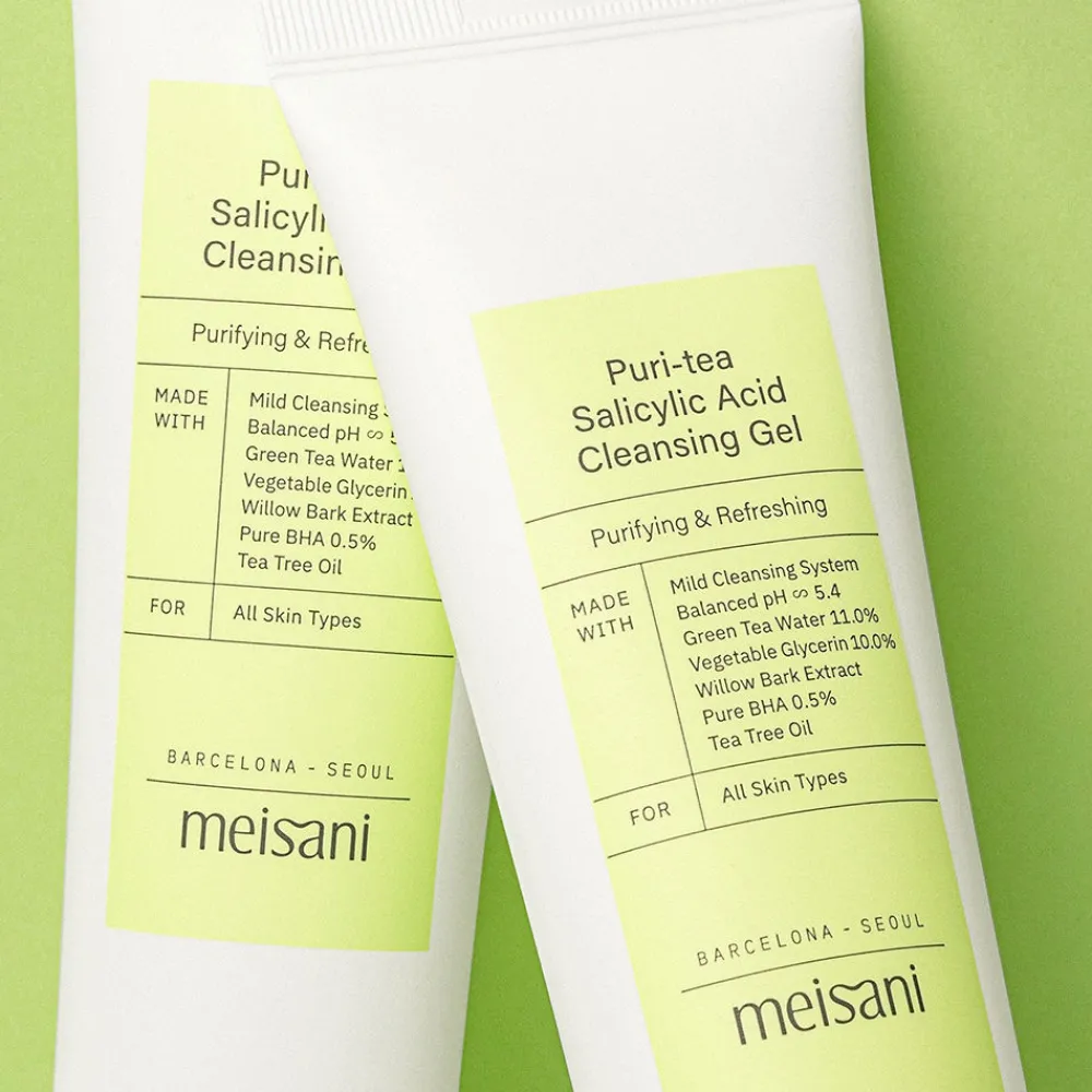 meisani_puritea_salicylic_3.webp Meisani Puri-Tea Salicylic Acid Cleansing Gel Outlet