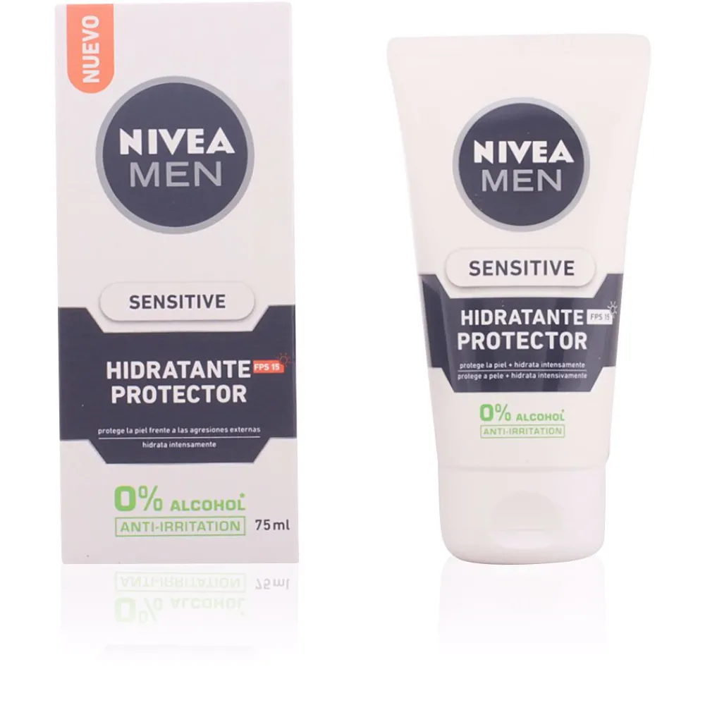 nivea_men_sensitive_prote_0.webp Nivea Men Sensitive Protector Hidratante 0% Alcohol Spf15 New