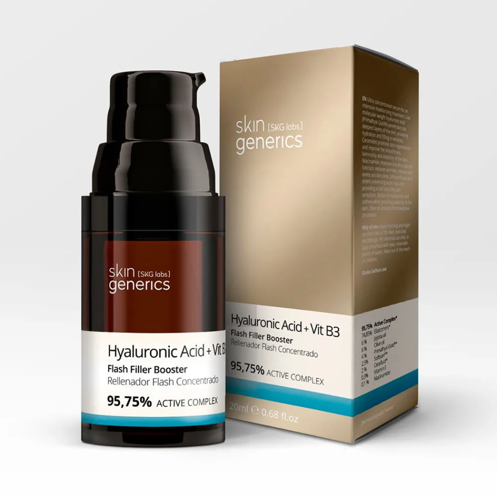 skin_generics_acido_hialu_1.webp Skin Generics Acido Hialuronico + Vit B3 Rellenador Flash Concentrado 95,75% Shop