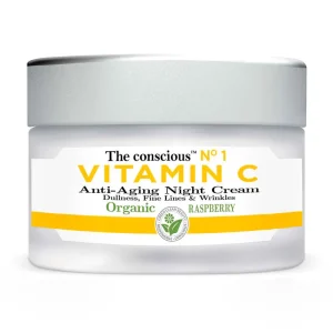 The Conscious™ Vitamin C Anti-Aging Night Cream Organic Raspberry Sale